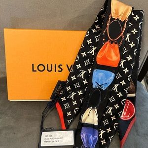 Louis Vuitton silk scarf